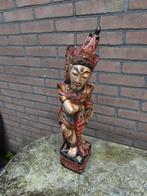 Indonesisch houtsnijwerken figuur beeld, Antiek en Kunst, Ophalen of Verzenden