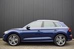 Audi Q5 2.0 TFSi 252pk Automaat Quattro S-Line LED | Panoram, Auto's, Audi, Automaat, Gebruikt, 4 cilinders, Blauw