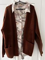 Blouse en vest, Kleding | Dames, Blouses en Tunieken, H&M, Beige, Maat 46/48 (XL) of groter, Nieuw