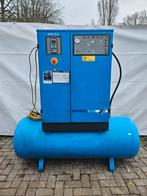 Alup 800 l/min schroefcompressor + tank en luchtdroger, Ophalen of Verzenden, Geluidgedempt, Gebruikt, 800 liter/min of meer