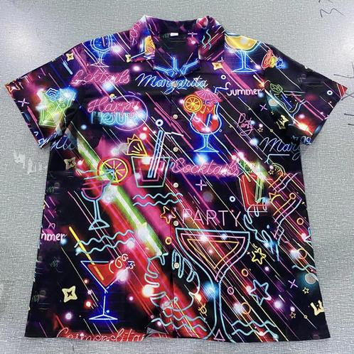 Cocktail overhemd (heren mannen feest drank shirt hawaii), Kleding | Heren, Overhemden, Nieuw, Verzenden