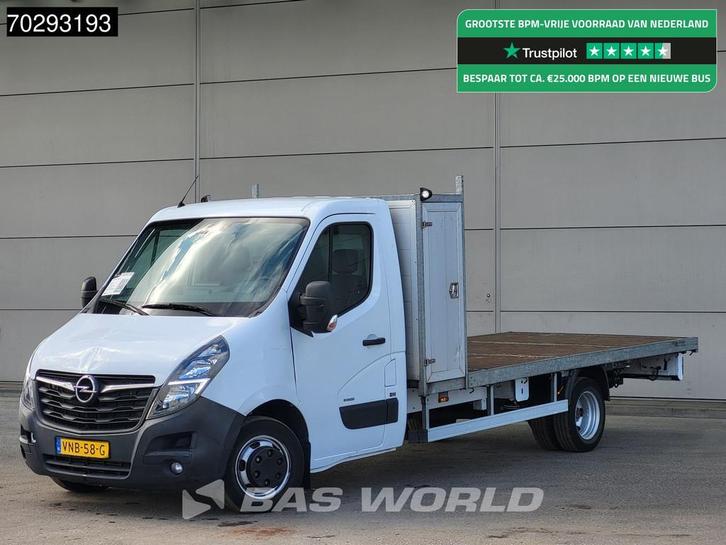 Opel Movano 165PK Open Laadbak Dubbellucht 3,5t Trekhaak LED, Auto's, Bestelauto's, Bedrijf, Te koop, Airconditioning, Centrale vergrendeling
