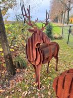 Cortenstaal Rendieren, Ophalen, Nieuw, Rond, Metaal