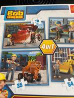 Bob de Bouwer 4x puzzels kinderen, Ophalen, 10 tot 50 stukjes, Zo goed als nieuw, 4 tot 6 jaar