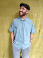 Vintage Adidas / overhemd / shirt / blauw / large / L / 90's, Albert Cuypstr 168a, Blauw, Ophalen of Verzenden, Adidas