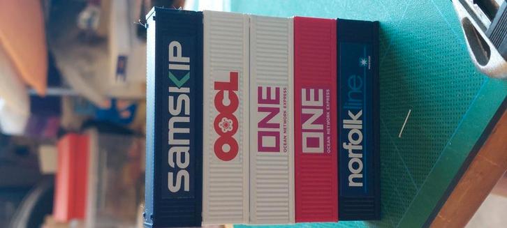 NLK 0803 CONTAINERS 40FT MET FLEISCHMANN FIT 1/160, Hobby en Vrije tijd, Modeltreinen | N-Spoor, Nieuw, Overige typen, Gelijkstroom