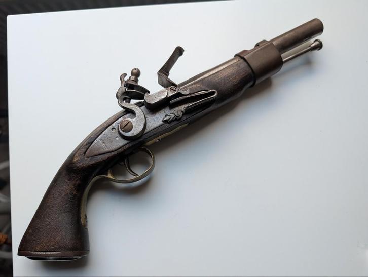Antiek Brander flintlock pistool, Antiek en Kunst, Antiek | Overige Antiek, Ophalen of Verzenden