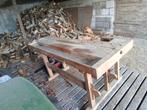 Houten werkbank (LTS jaren 70/80)., Doe-het-zelf en Verbouw, Werkbanken, Ophalen, Gebruikt