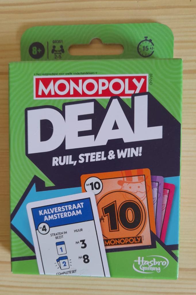 Monopoly deal (kaartspel), Hobby en Vrije tijd, Gezelschapsspellen | Kaartspellen, Nieuw, Een of twee spelers, Drie of vier spelers