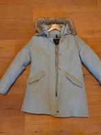 Woolrich parka lichtblauw maat L, Ophalen of Verzenden, Zo goed als nieuw, Maat 38/40 (M), Blauw