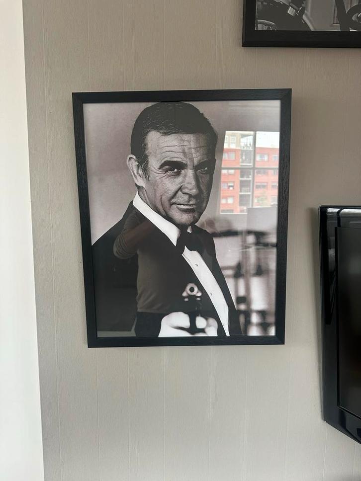 Sean Connery 007 Schilderij - Art Collection Int., Huis en Inrichting, Woonaccessoires | Schilderijen, Tekeningen en Foto's, Nieuw