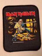 Iron Maiden Piece of Mind vintage patch metal embleem, Nieuw, Ophalen of Verzenden