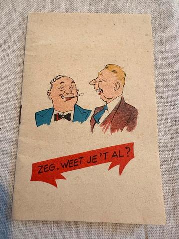 NSB boekje - Zeg, weet je 't al? beschikbaar voor biedingen