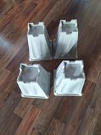 Vier bedverhogers, bed verhoging, Overige materialen, Gebruikt, Eenpersoons, Ophalen of Verzenden