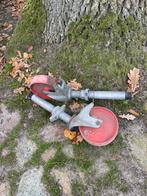 2 steiger wielen, Doe-het-zelf en Verbouw, Steigers, Ophalen of Verzenden, Zo goed als nieuw, Rolsteiger of Kamersteiger, 5 meter of hoger