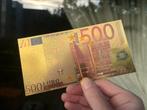 €500,- Bladgoud Biljet - Collectors Item, Ophalen of Verzenden, Goud