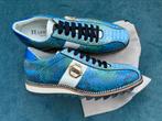 NIEUW Harris Firenze Sneaker UK10 Handpainted Aqua, Kleding | Heren, Schoenen, Nieuw, Blauw, Ophalen of Verzenden, Harris Firenze