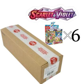 Pokemon Scarlet en violet base boosterbox case sealed  beschikbaar voor biedingen