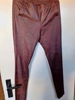 Suedine broek legging kimm maat 1 s 36 38 bordeauxrood, Ophalen of Verzenden, Zo goed als nieuw, Maat 36 (S), Lang
