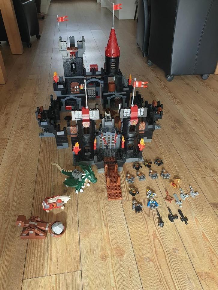 duplo  zwart kasteel 4785 vintage , zeldzaam, supergroot, Kinderen en Baby's, Speelgoed | Duplo en Lego, Zo goed als nieuw, Duplo