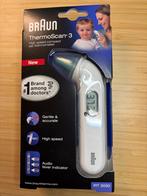 Braun ThermoScan 3 Oorthermometer - Nieuw!, Ophalen of Verzenden, Nieuw