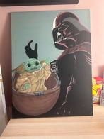 Groot Darth Vader & Grogu schilderij, Ophalen of Verzenden