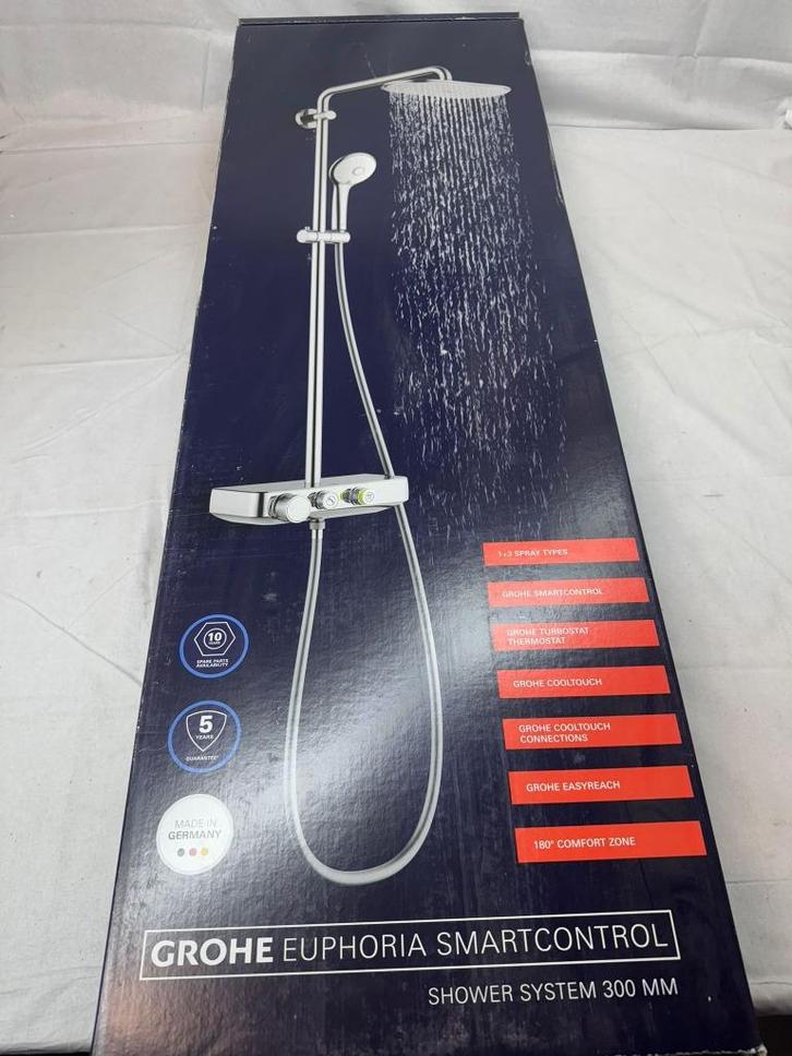 Regendouche met Thermostaatkraan GROHE, Doe-het-zelf en Verbouw, Sanitair, Nieuw, Douche, Chroom, Ophalen of Verzenden