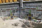 2 identieke antieke glas in lood panelen, Ophalen