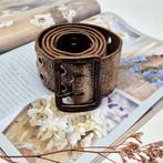 Cast Iron Leren Riem - Taille 90cm, Kleding | Heren, Riemen en Ceinturen, Bruin, Echt leder, Minder dan 95 cm, Ophalen of Verzenden