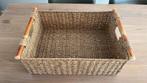 Zeegras mand, Ophalen of Verzenden, Zo goed als nieuw, Rond, Riet