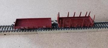 Märklin 4423/4459: Lageboordwagen en Rongenwagen beschikbaar voor biedingen