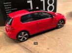 1:18 VOLKSWAGEN GOLF 7 GTI red Norev in box WRH, Verzenden, Zo goed als nieuw, Auto, Norev