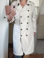Cremekleurige trenchcoat Claudia Strater – valt als 42, Verzenden, Wit, Maat 42/44 (L), Zo goed als nieuw