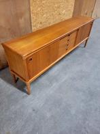 Vintage Deens dressoir in teak van H.W. Klein voor Bramin, Huis en Inrichting, Ophalen, Gebruikt, Teakhout, 200 cm of meer