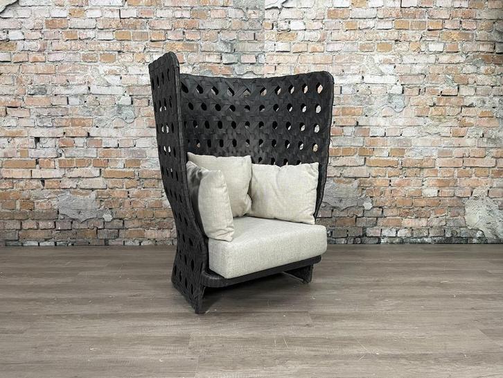 B&B Italia Canasta High Back bij TheReSales, Huis en Inrichting, Fauteuils, Zo goed als nieuw, Stof, 75 tot 100 cm, 75 tot 100 cm