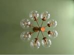 Vintage plafondlamp bollen 2 stuks, Ophalen, Zo goed als nieuw