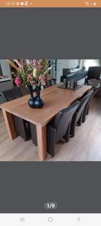 Geheel Eikenhouten Tafel, Zo goed als nieuw, Ophalen