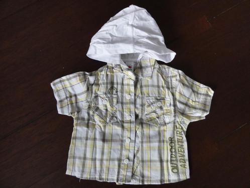 Bloesje blouse maat 62 jongen, Kinderen en Baby's, Babykleding | Maat 62, Zo goed als nieuw, Jongetje, Overhemdje of Bloesje, Ophalen of Verzenden