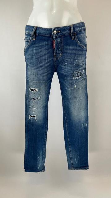 DSQUARED2 Blauw destroyed jeans  Maat IT 38 - EU 36 beschikbaar voor biedingen