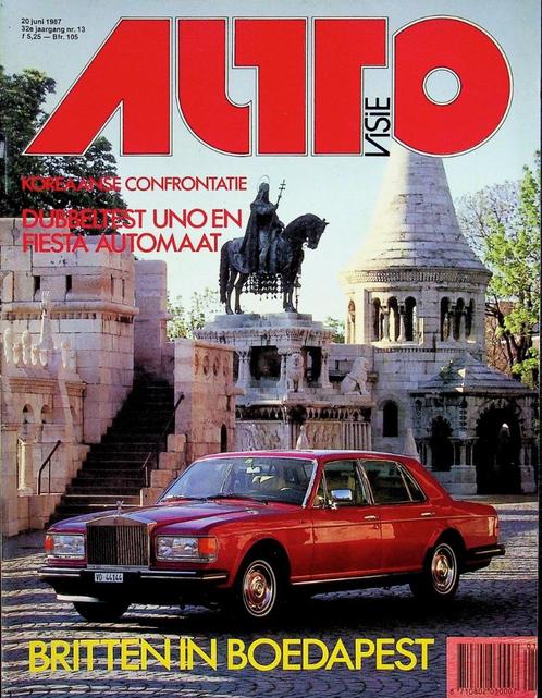 Autovisie - 1987 Nr. 13 - Rolls-Royce, Fiat, Ford, Renault, Boeken, Auto's | Folders en Tijdschriften, Gelezen, Algemeen, Ophalen of Verzenden