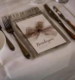 Servet taupe, Huis en Inrichting, Ophalen, Zo goed als nieuw, Rechthoek, Binnen