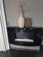Te koop  zwarte electrische wand sfeerhaard Valencia, Huis en Inrichting, Haarden, Ophalen, Zo goed als nieuw, Elektrische haard