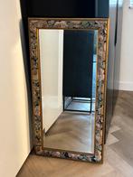 Mooie grote vintage spiegel met bloemenrand, Huis en Inrichting, Woonaccessoires | Spiegels, Ophalen, Zo goed als nieuw