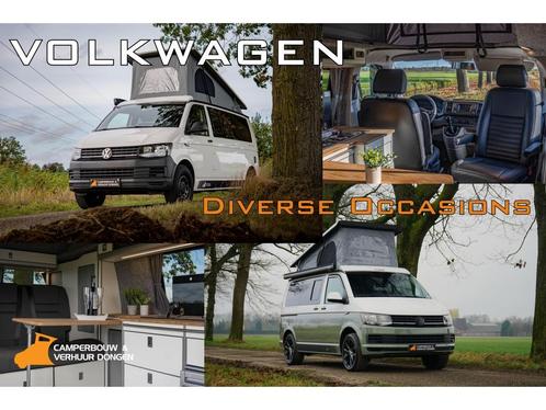 diverse verschillende Volkswagen T6 Camper occasions, Caravans en Kamperen, Campers, Bedrijf, tot en met 4, Buscamper of Camperbus