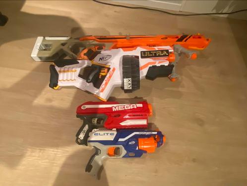 NerfGun set, Kinderen en Baby's, Speelgoed | Actiefiguren, Zo goed als nieuw, Ophalen of Verzenden
