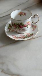 Queen’s rosina china kop en schotel, Ophalen of Verzenden