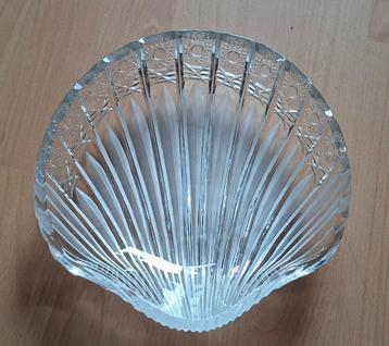 Kristallen Schaal - Schelpvorm beschikbaar voor biedingen