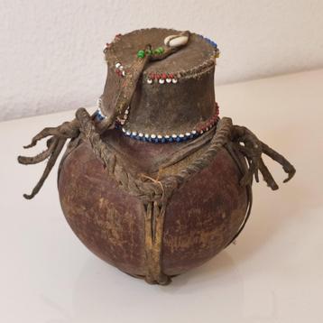 251047 Oude Borana Gorfa Woven Milk Container Ethiopie beschikbaar voor biedingen