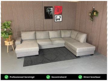 GRATIS LEVERING U-Bank Grijs 340x215x150 REFURBISHED beschikbaar voor biedingen