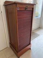 Antiek roldeur kast, Gebruikt, 50 tot 100 cm, 25 tot 50 cm, Overige houtsoorten